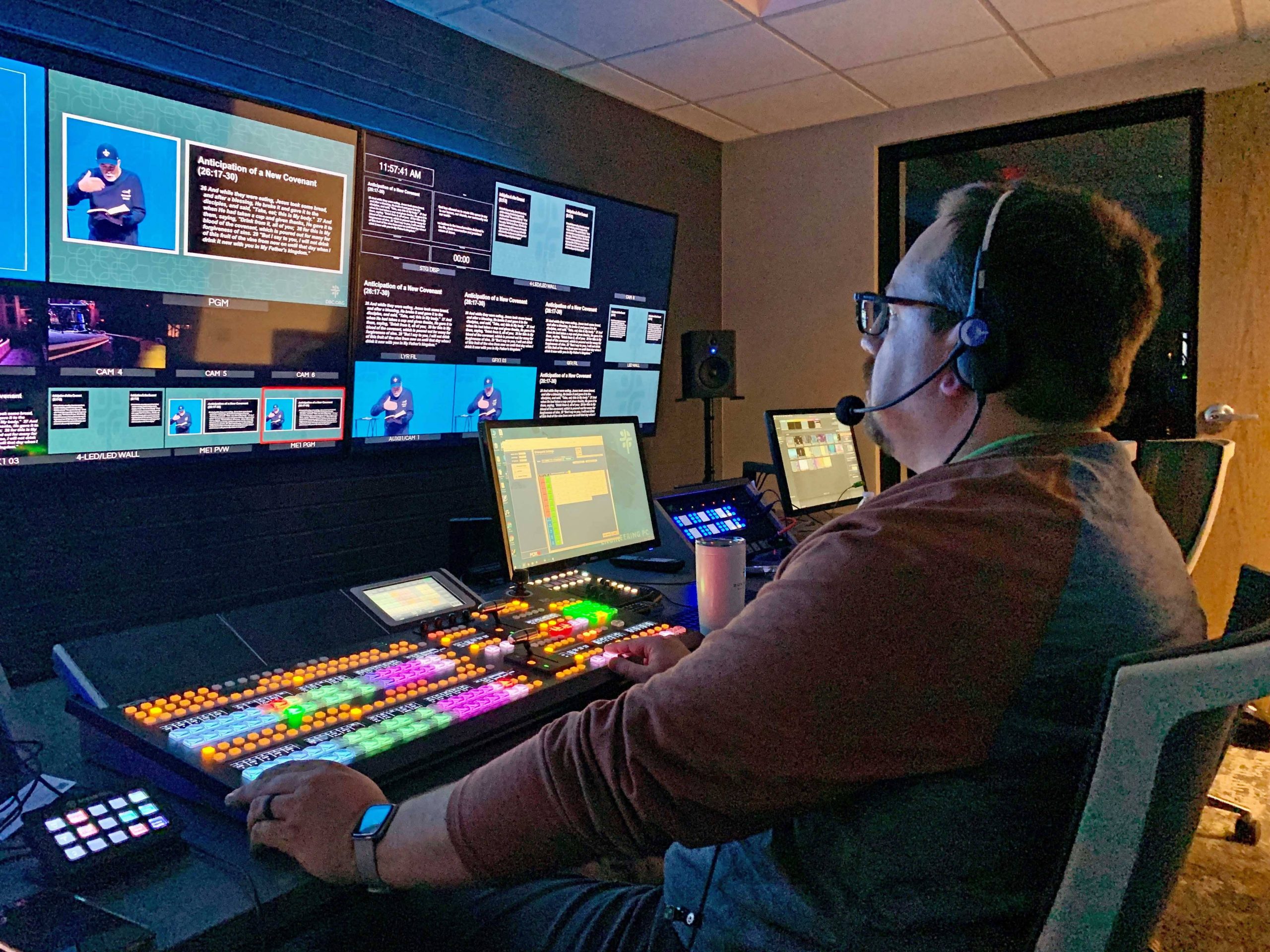 Atlanta Baptist Church Upgrades Worship Center with FOR-A Switcher, Router