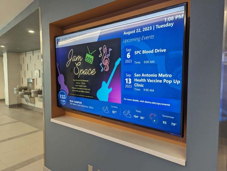 Visix Unifies Digital Signage and Wayfinding for Alamo Colleges District