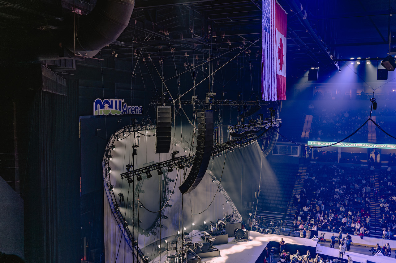 It’s a d&b GSL system For King + Country Christmas tour Technologies