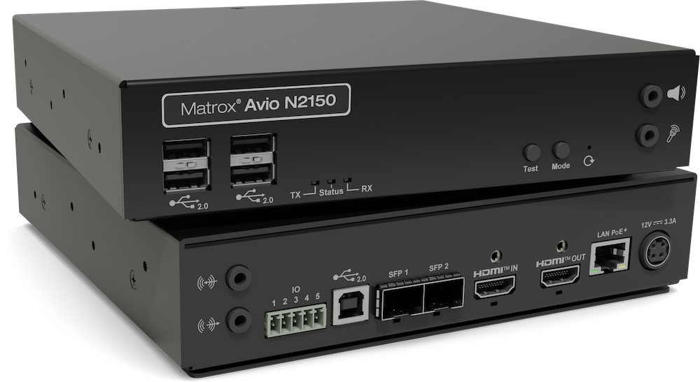 Matrox Video Launches Tech Preview of Avio 2, the World’s First IPMX and ST 2110 IP KVM Extender