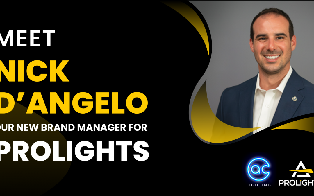 Nick D’Angelo Appointed Brand Manager for PROLIGHTS