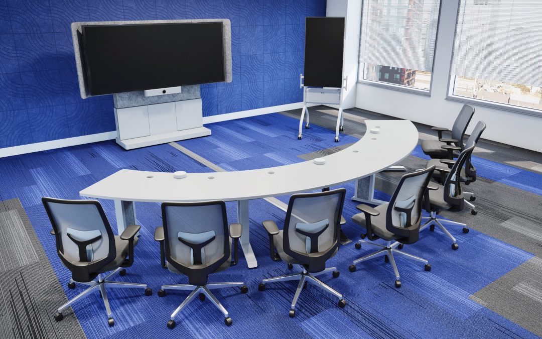 Middle Atlantic Expands Forum™ Collaboration Suite With New 7-Person Arc Table