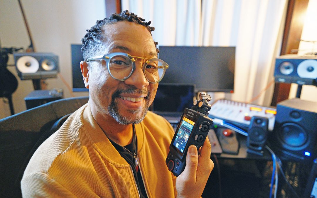 TASCAM’s Portacapture X8 is Central to all of Roland Guerin’s Musical Activities