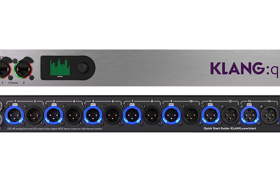 KLANG:quelle XDM – The Ultimate Solution to Deliver 16 XLR Line Level or AES3 Outputs from Dante or MADI Streams