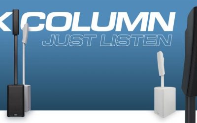 QSC introduces KC12 “K Column” Active 3-Way Column Loudspeaker System