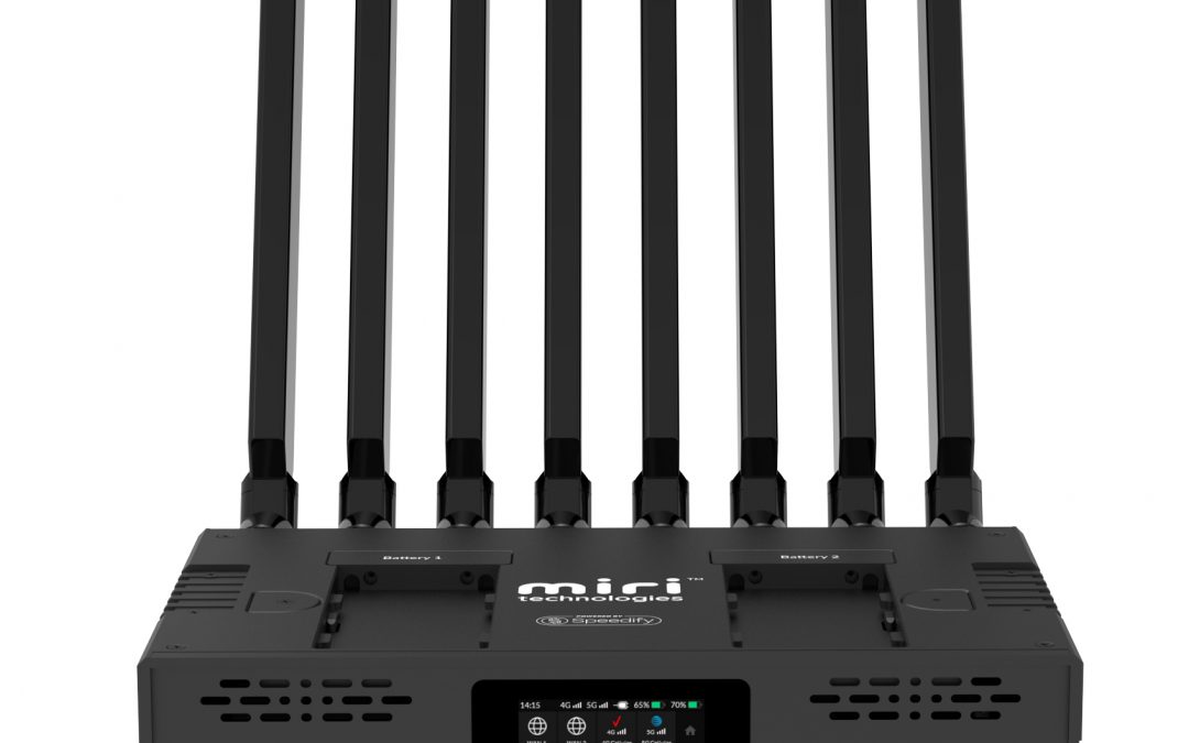 Miri Technologies to Make NAB Show Debut with X510 Dual-Cellular Bonding Router