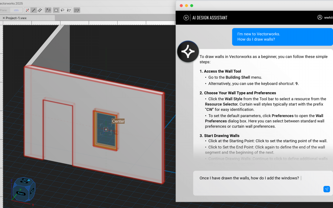 Vectorworks Launches New AI Assistant (Preview) Built for Designers
