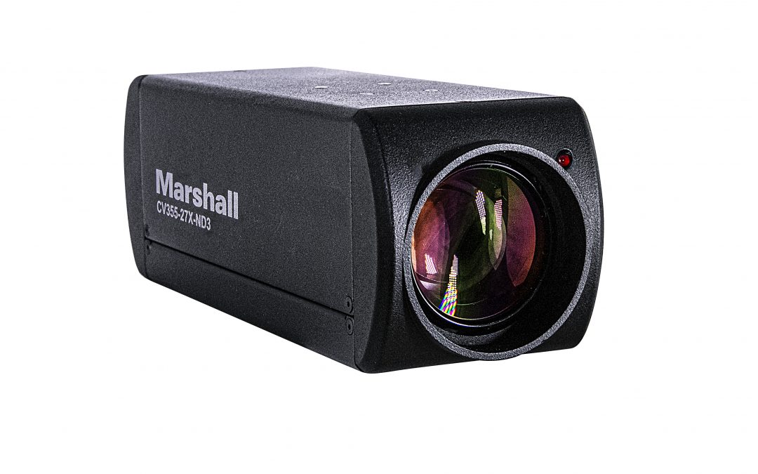 MARSHALL ELECTRONICS ANNOUNCES CV355-27X-ND3 CAMERA WITH 27X OPTICAL ZOOM AND NDI® AT IBC 2025