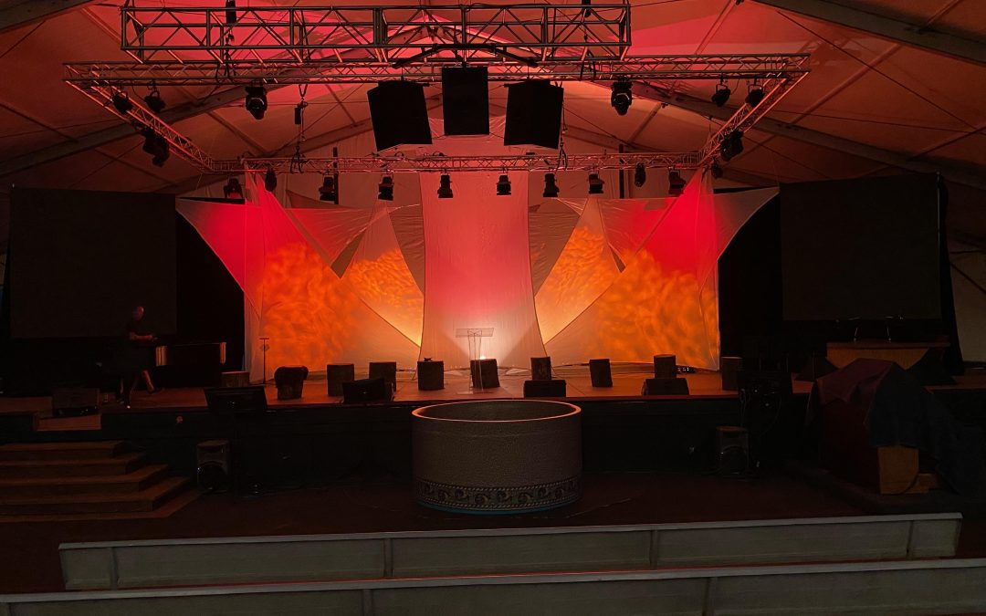 Color-Changing LED Lighting in the Sanctuary