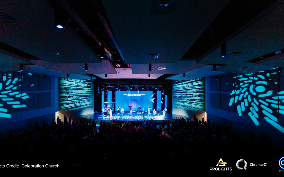 TruBlueAV’s Transformative Lighting Installation at Celebration Church