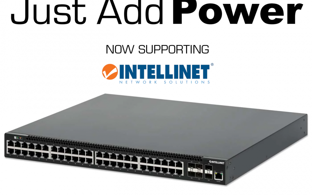 Just Add Power AMP Software Now Supports Intellinet 54-Port L3 Fully Managed PoE+ Switch