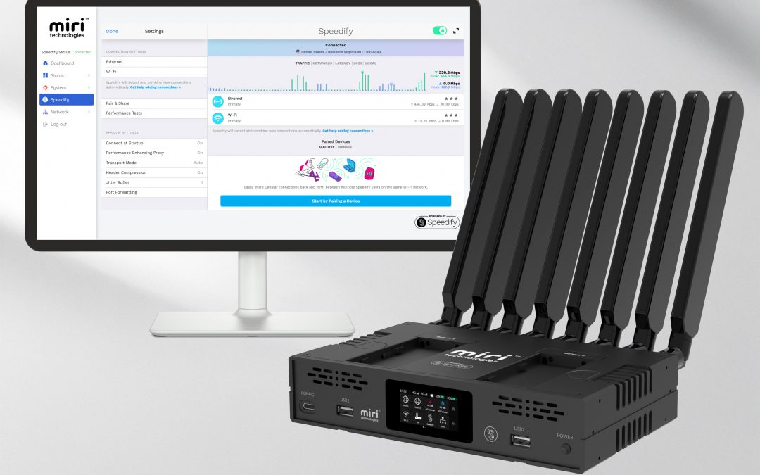 Miri Technologies to Unveil New Resilient Internet Platform and Upgrades to X510 Bonding Router at NAB Show New York