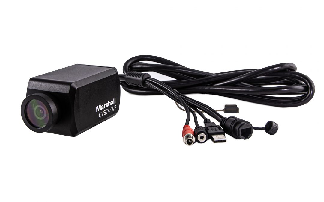 Marshall Electronics Launches CV574-WP, its First 4K, All-IP, All-weather NDI®|HX3 POV Camera at NAB 2026