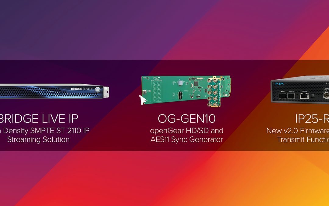 AJA Debuts SMPTE ST 2110 and openGear Solutions Ahead of NAB 2026