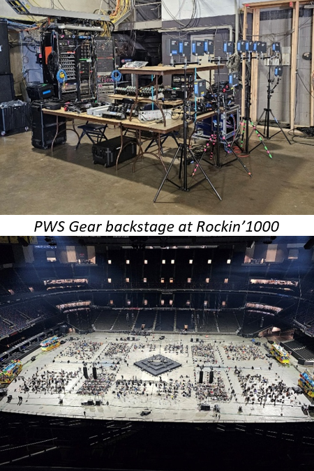 Professional Wireless Systems (PWS) Takes on Intercom and RF Coordination for the Biggest Rock Band on Earth