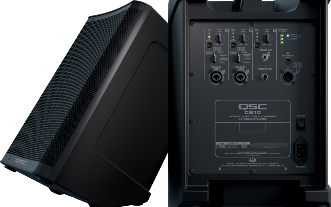 Out of the Box: QSC CB10 Battery-Powered Loudspeaker Brings Professional Sound to Flexible Worship Environments